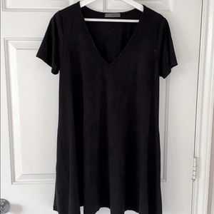 Black Skater Dress with Pockets